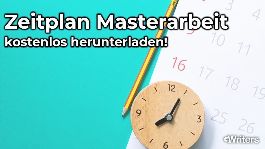 masterarbeit zeitplan