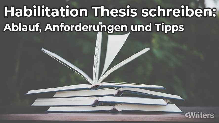 habilitation thesis schreiben