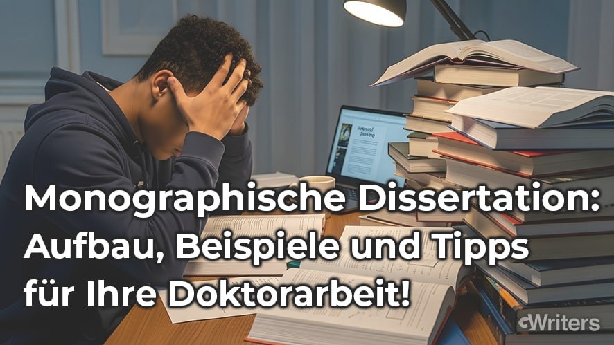 monographische dissertation schreiben